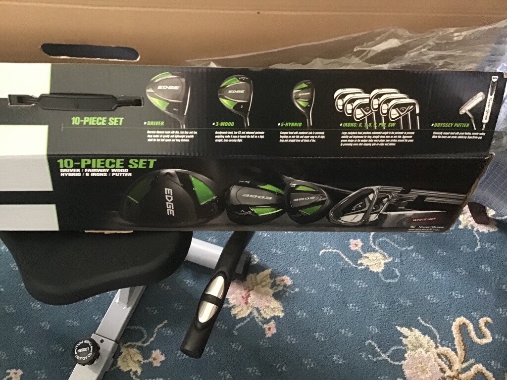 Callaway Edge golf clubs,new in the box 10. Clubs see photos in