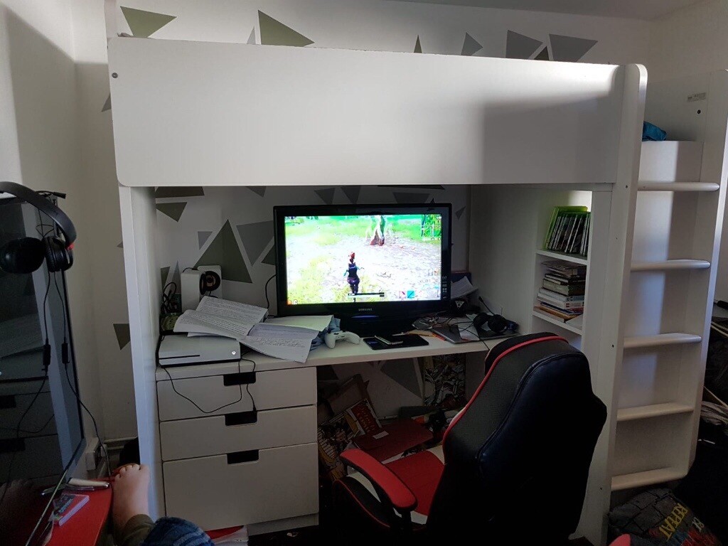 Ikea storage/cabin/wardrobe/desk/bed in Sompting, West Sussex Gumtree