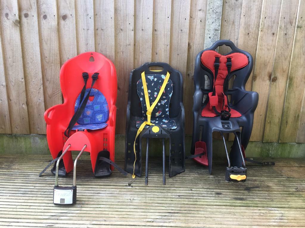 Child S Bike Seats 2 End Ones 15 Each And Middle One 10 Or All 3 For 35 In Exeter Devon Gumtree