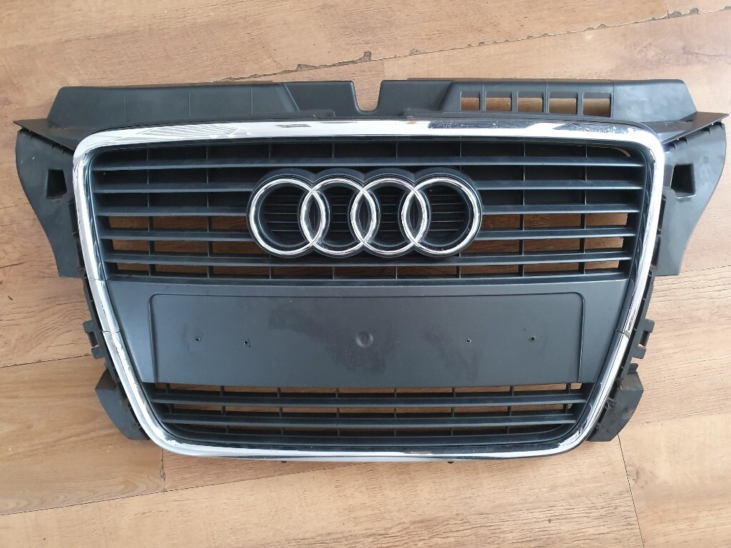 Audi A3 2008-2012 Facelift Chrome Front Bumper Grill Grille 8P0853651H ...