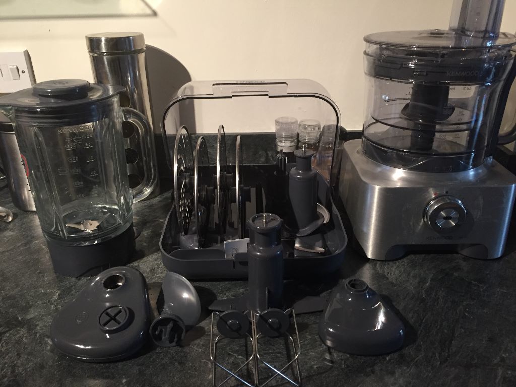 KENWOOD Multipro FDM800 Food Processor, blender, attachments & storage