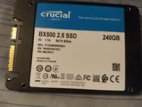 Crucial 240GB SSD sata hard drive 