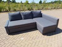 FREE DELIVERY IKEA FRIHETEN GREY SOFA BED WITH STORAGE GOOD CONDITION