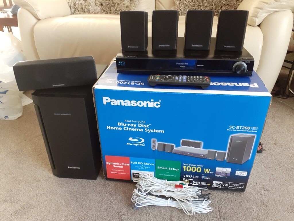 Panasonic BlueRay Surround Sound Home Cinema System in Kingsnorth