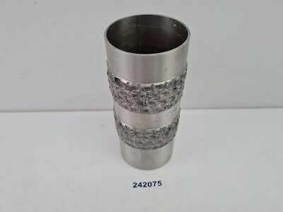 Vase Zinn massiv Handarbeit H: 17, 5cm #242075