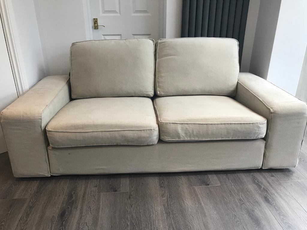  Ikea  KIVIK sofa  2  seater  in Beige in Twickenham London 