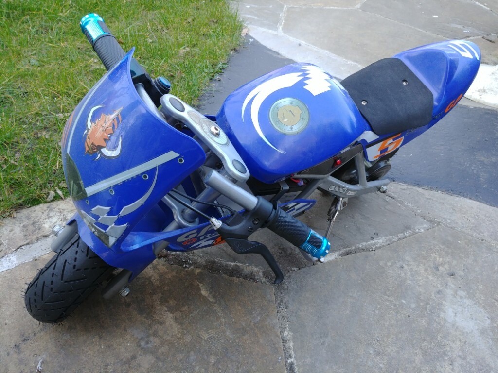 2 x Razor Pocket Rocket Electric Bike Upgraded and New Batteries in