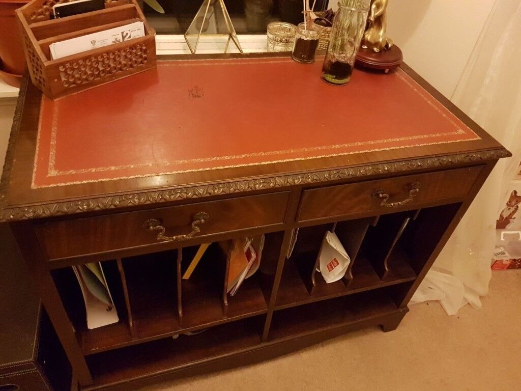 Antique Leather Topped Desk For Sale In Perth Perth And Kinross