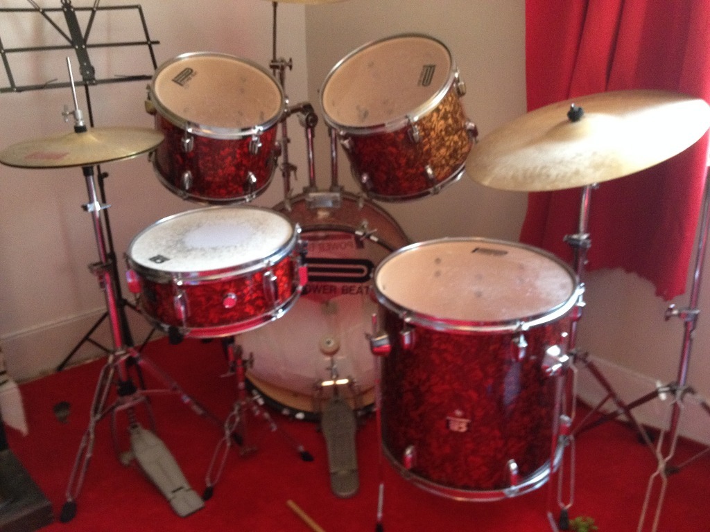 full set of POWER BEAT drums for sale ***£100.*** in Salisbury