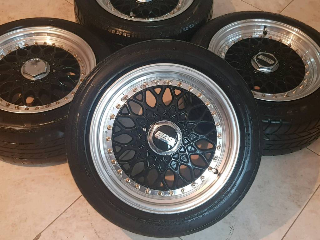 15" BBS RS STYLE ALLOY WHEELS 4X100 4X108 in Burnley, Lancashire