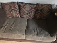 Beige 2 setter sofa and 1 chair