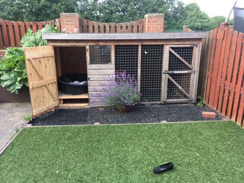 Outdoor dog kennel and run in Dronfield Woodhouse