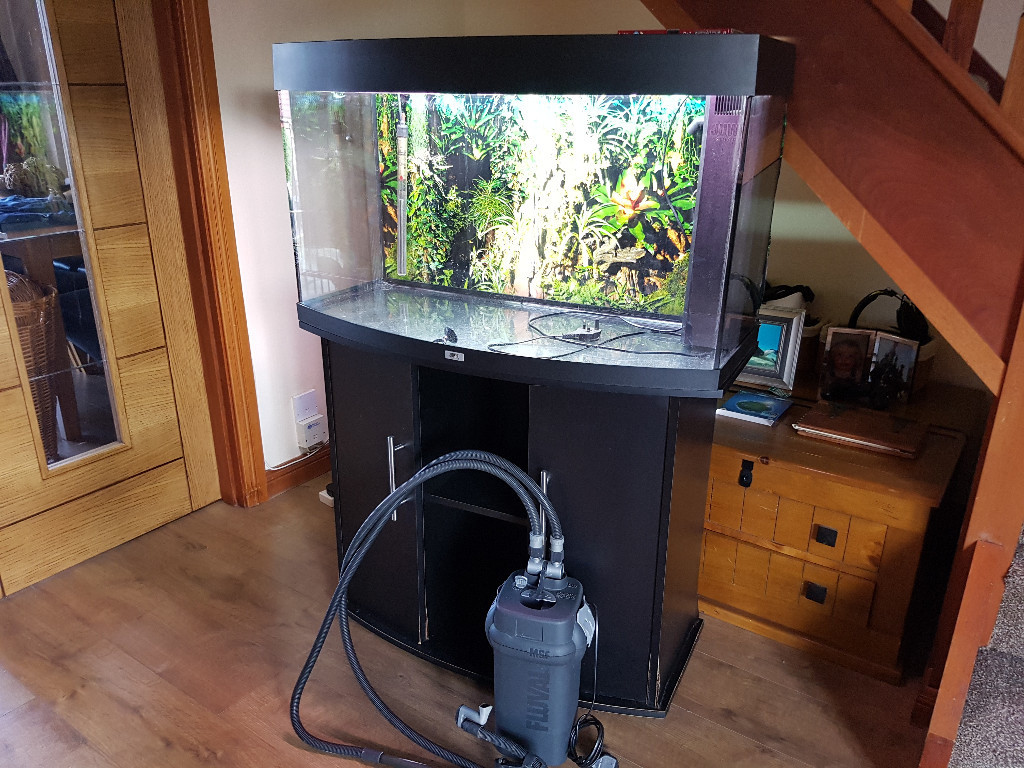 juwel vision 180 aquarium fish tank with stand + Fluval 303 external