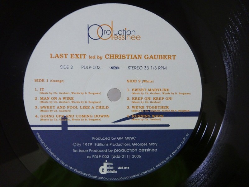 洋楽 CHRISTIAN GAUBERT - LAST EXIT PDLP-003 洋楽 CHRISTIAN GAUBERT - LAST EXIT PDLP-003 Christian Gaubert –