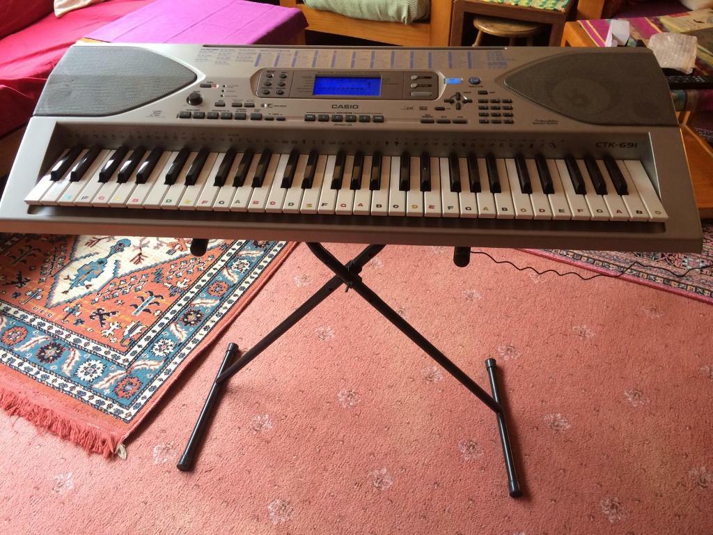 Casio CTK691 Keyboard with stand in Cumbernauld, Glasgow Gumtree