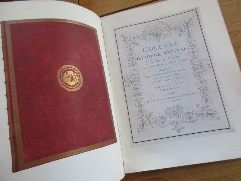 L' Oeuvre Grave D' Antoine Watteau - Bibliophilie Kundig Geneve 1920 