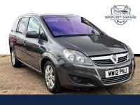 2012 Vauxhall Zafira 1.6i [115] Design 5dr MPV PETROL Manual