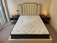 Queen Size Bed including mattress and bedside tables.