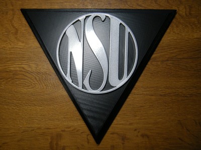 NSU - German motorcycle, automaker company - logo, emblem, badge, symbol