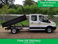2016 16 FORD TRANSIT DROPSIDE TIPPER DOUBLE CAB CREW CAB 6 SPEED 125 BHP TDCI WI