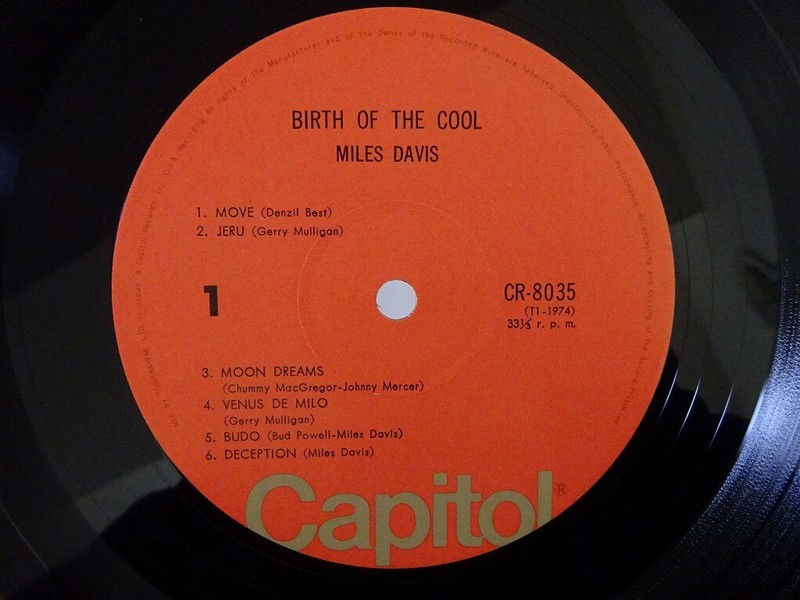 ニ*ん様 レア高音質レコード Miles Davis Birth of the 71zeMBp00fL.jpg