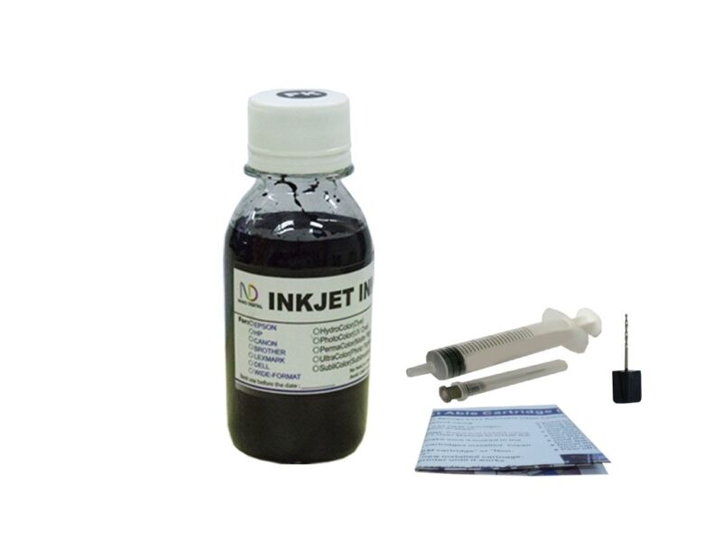 100ml Black Refill Ink Kit For Canon Pg-245 Xl For Mg2420 Mg2520 Printers