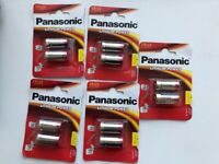 10 x Panasonic CR123 3V Lithium batteries - Expiry Date 2027- Brand New in Packaging