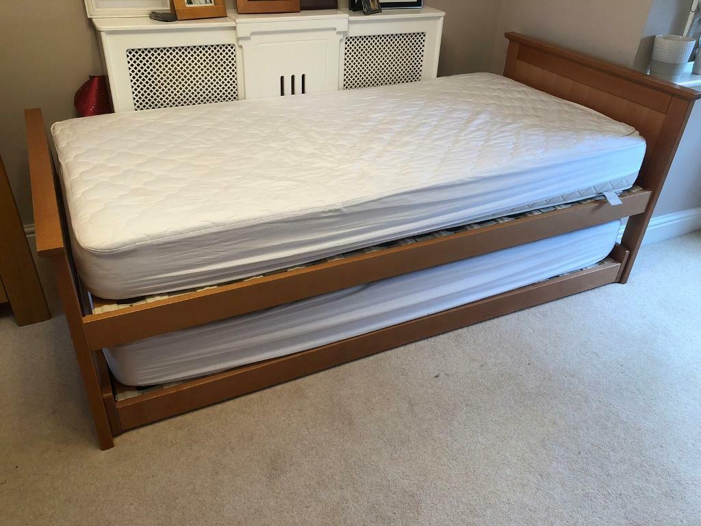 Marks and Spencer’s trundle bed with mattresses in Swindon, Wiltshire