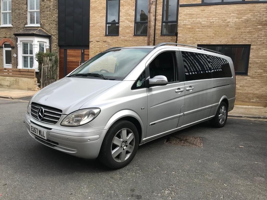 2007 57 MERCEDES VIANO EXTRA LONG AUTO DIESEL 9 SEATER ** ELECTRIC