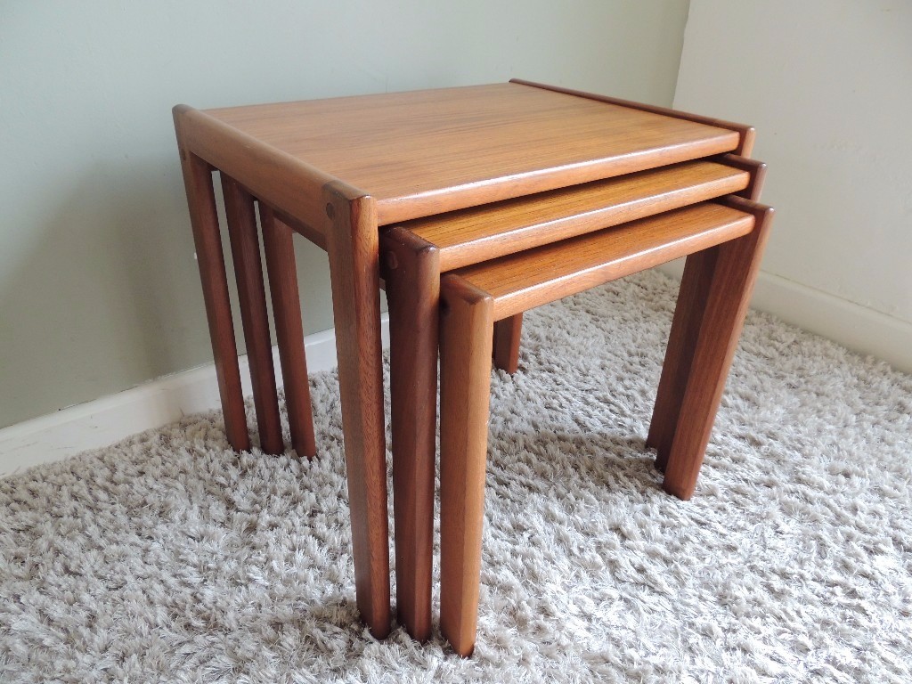Retro Teak Nest of Tables / Coffee / Side Tables in Littleover