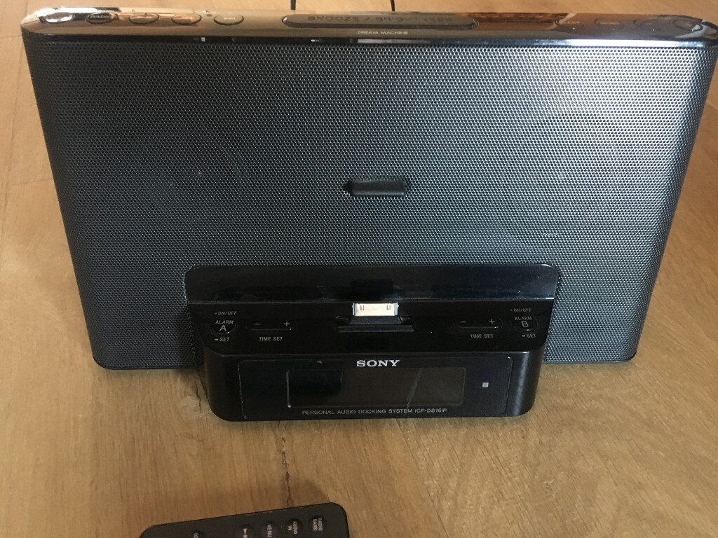 Sony Alarm Clock Radio With Ipod Dock - Arm Designs