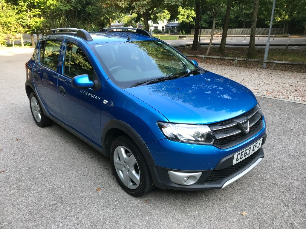 Dacia Sandero Stepway 0.9 TCe Laureate 5dr, Blue, 72670 miles, MOT Jan