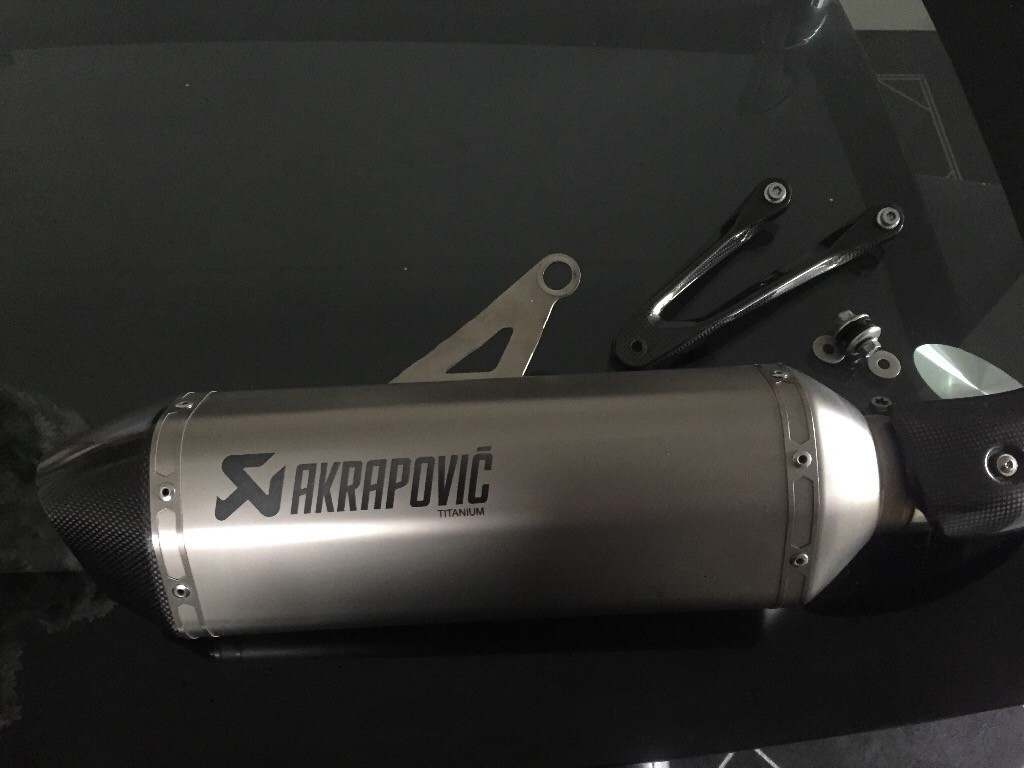Bmw S1000rr Akrapovic end can Exhaust Titanium in Norwich, Norfolk