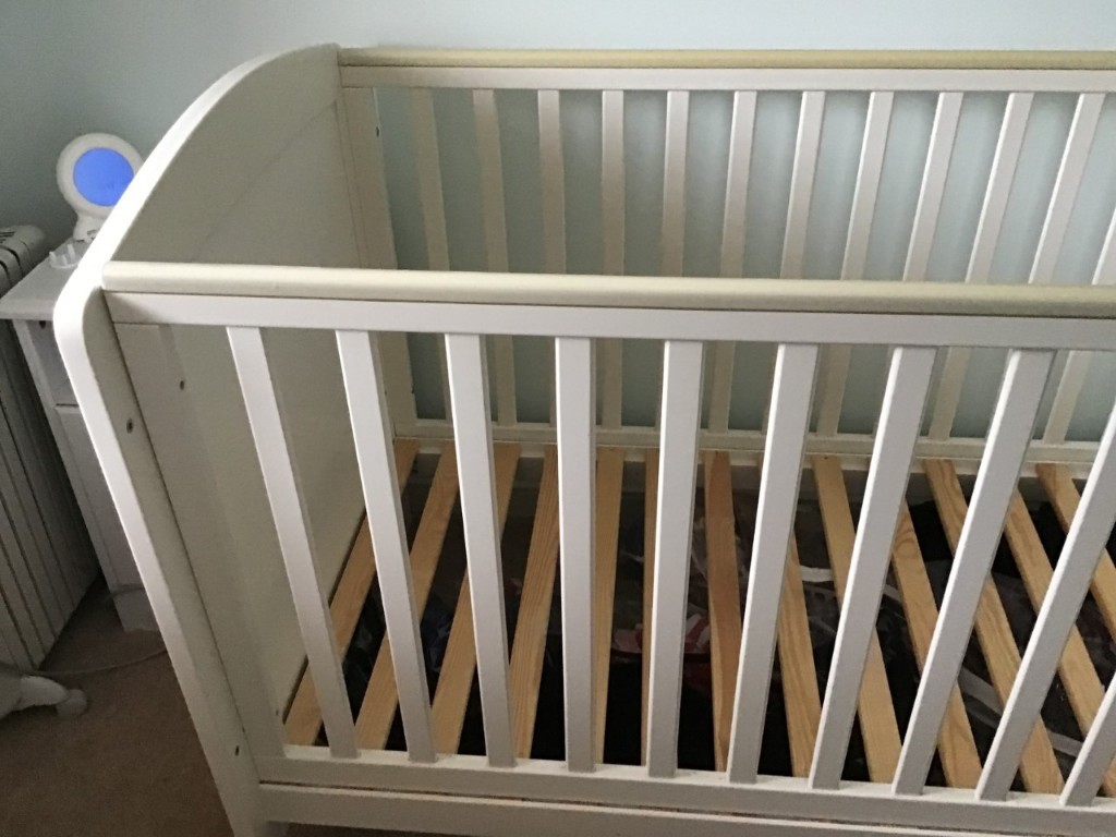 Mothercare cot bed in white. New condition. Ideal for baby to 5years
