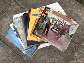 Seventeen old LP records various artists as listed 