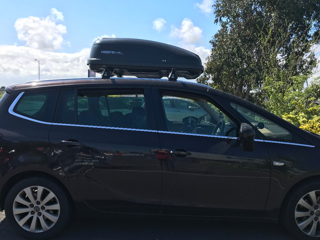 Zafira tourer 2011 upwards roof bars and box (2016) in Loughborough