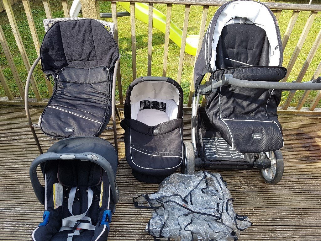 Britax BSmart 3 Wheel Travel System / Pram / Pushchair / Car Seat