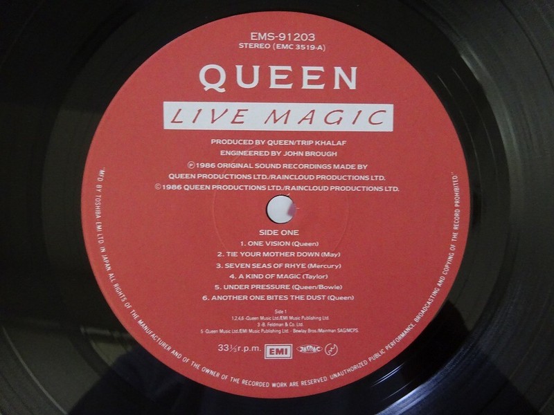 その他 LP Queen Live Magic EMS91203 EMI /00400 Queen Live Magic EMI EMS-91203 Japan promo VINYL LP OBI | eBay