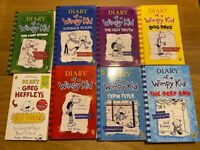 Diary of a Wimpy kid - 8 books.