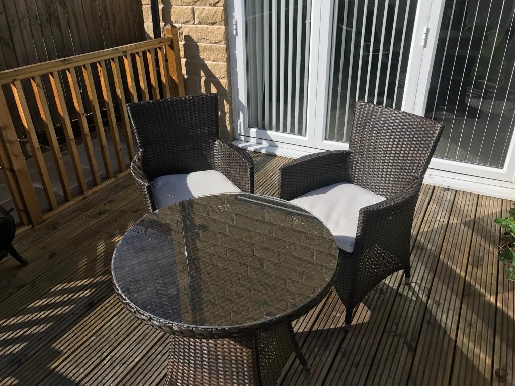 rattan outdoor breakfast set in sheffield, south