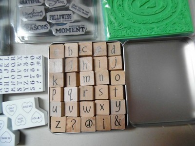 Rubber Stamps LOT for Cards Scrapbooks Crafts Good Condition