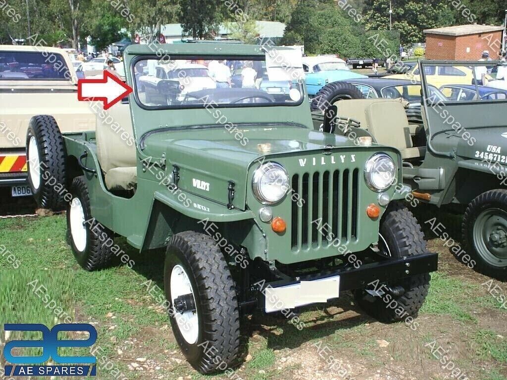 Fixed Glass Windshield Weather Strip W/Lock Strip For Willys Jeeps CJ2A 3A 