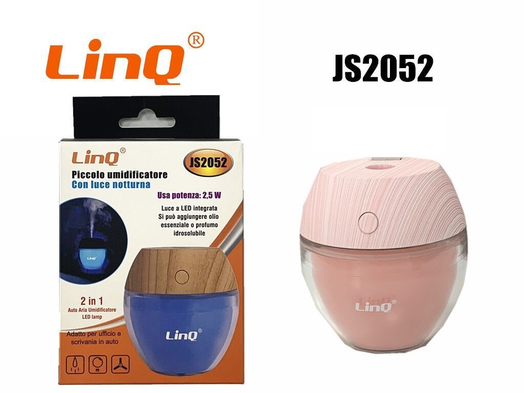 Mini Umidificatore Diffusore Aroma Profumo Con Luce Notturna linq Js2052