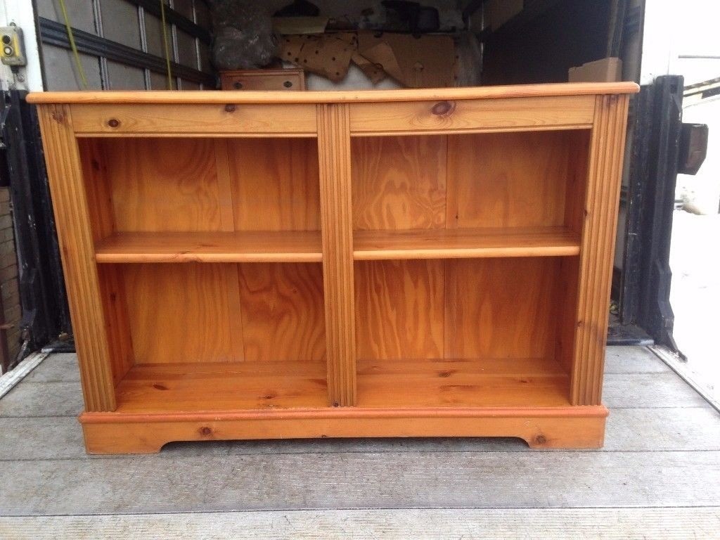 SOLID WAXED PINE BOOKCASE IN EXCELLENT USED CONDITION ...