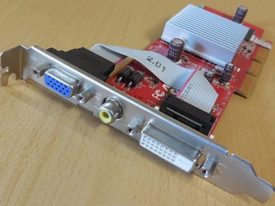 Asus A9250/TD/128M/A ATI Radeon 9250 128MB Retro AGP VGA TVO Composite DVI* g669