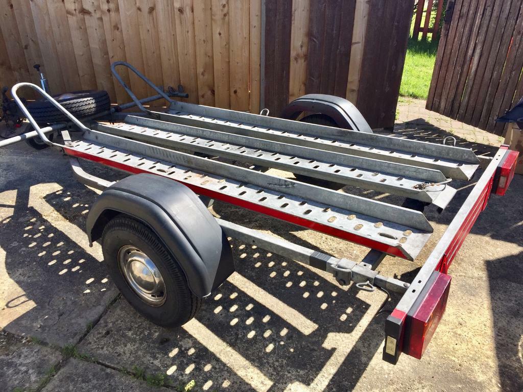 THULE 3 MOTORBIKES TRAILER 600kg bike transporter in Ipswich, Suffolk