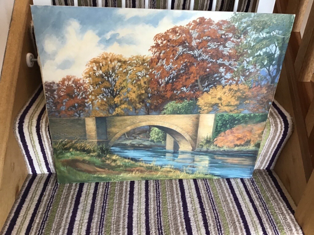 DAVID RATTRAY ARTIST LOSSIEMOUTH ELGIN SCOTLAND OIL OR ACRYLIC PAINTING