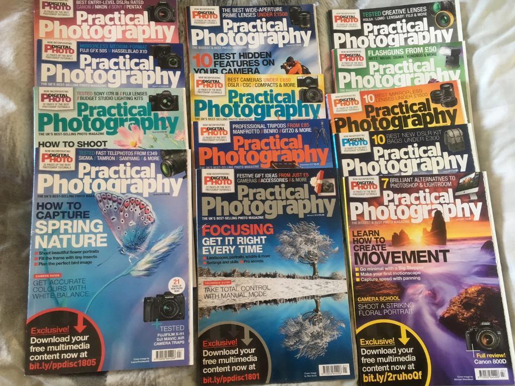  FREE  collection of photography  magazines  in Totton 