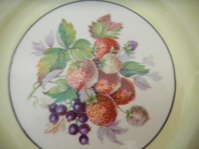 Johnson Bros England China CALIFORNIA Fruits 2 SQUARE Salad Plates Old English