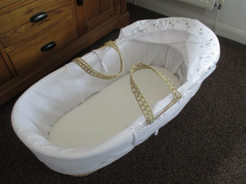 Wicker Moses Basket in Marshfield, Cardiff Gumtree